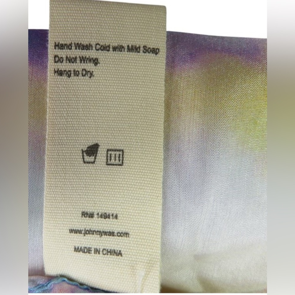 Johnny Was Silk Scarf Multicolor - Picture 6 of 7